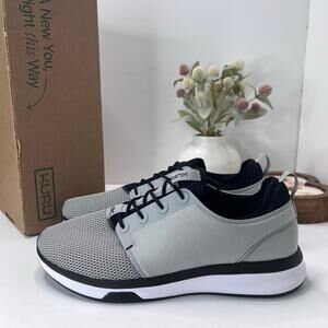 Kuru Atom Walking Comfort Sneaker Gray/Black Men 12.5 M NWB Plantar Fasciitis
